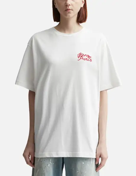 Kenzo 'KENZO HEART' OVERSIZED EMBROIDERED T-SHIRT