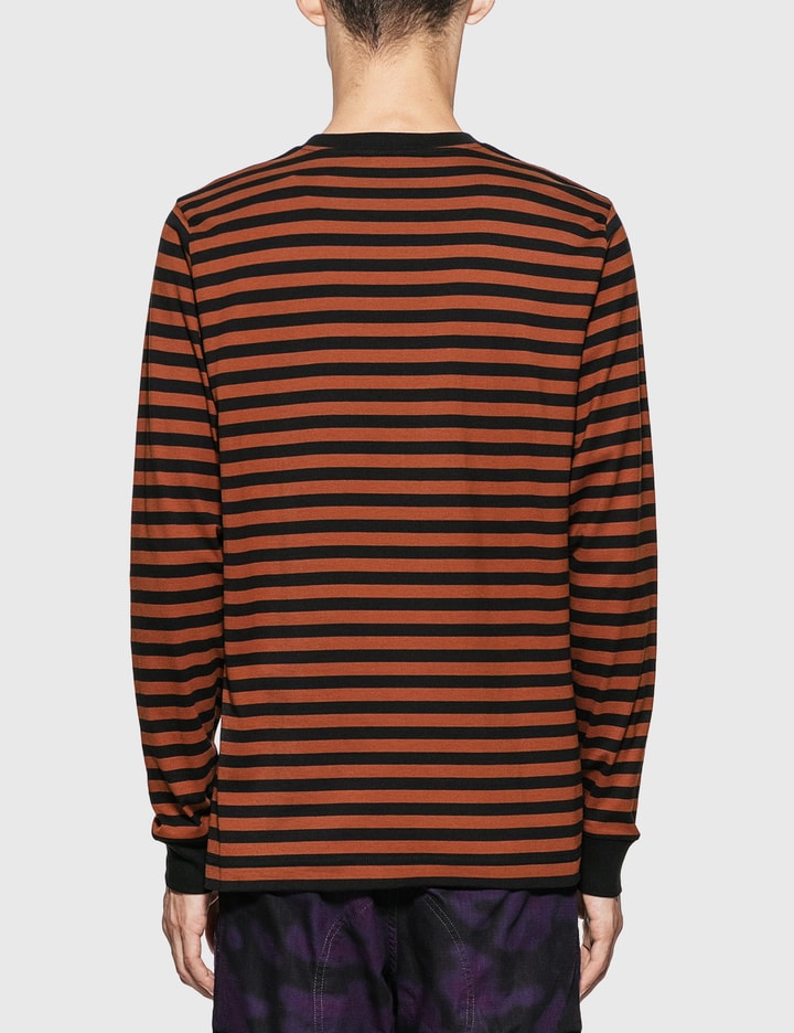 Long Sleeve Parker Stripe Pocket T-Shirt Placeholder Image