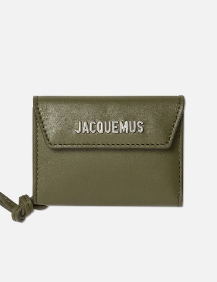 Jacquemus Le Porte Azur Card Holder In Green