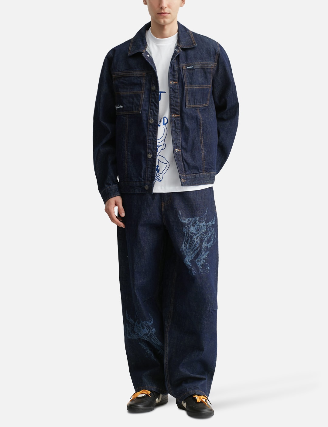 X Daniel Johnston Bull Selvedge Denim Jacket view 15