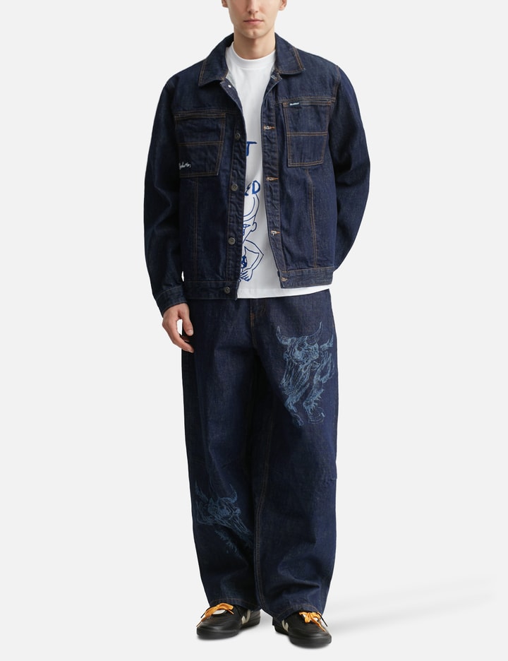 Butter Goods Butter Goods X Daniel Johnston Bull Selvedge Denim Jacket