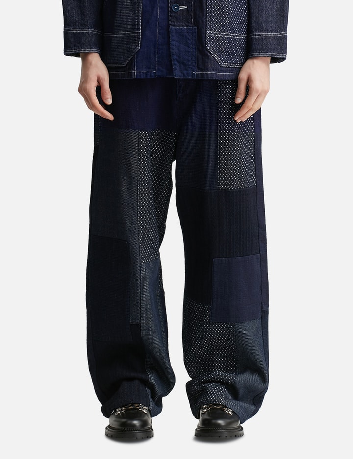 Patchwork Wide Pants Rinse Placeholder Image