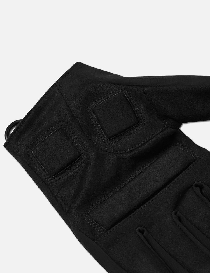 Goopimade “8se-01a” 「守」logo Wind-stopper Gloves In Black