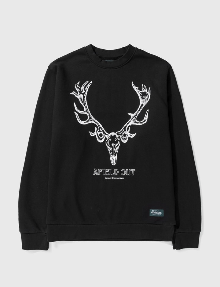 Afield Out Hart Crewneck In Black