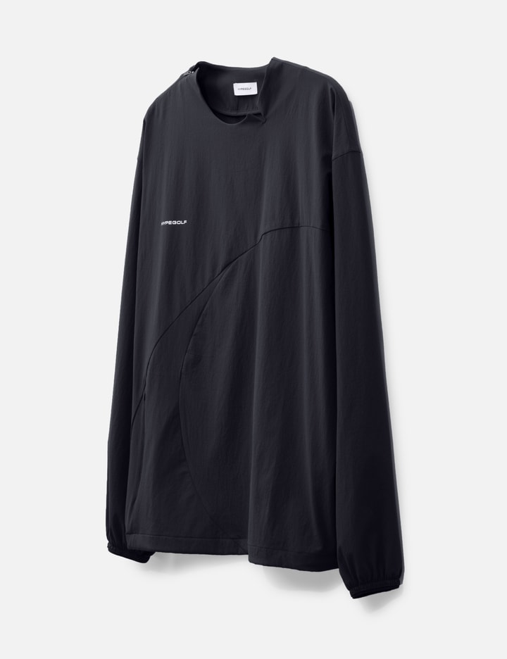 Hypegolf X Post Archive Faction (paf) Woven Track Top In Black