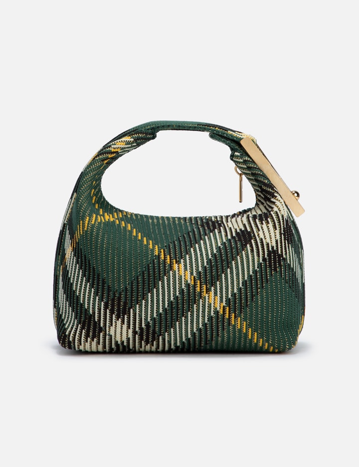 Shop Burberry Mini Peg Duffle Bag In Green