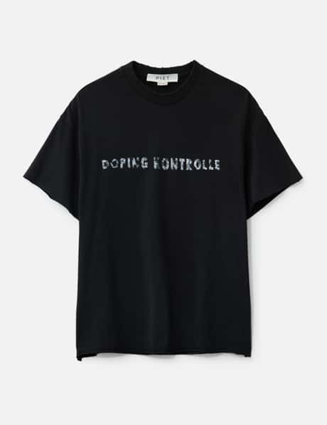 PIET Dopping Kontrolle Raw Edge T-shirt