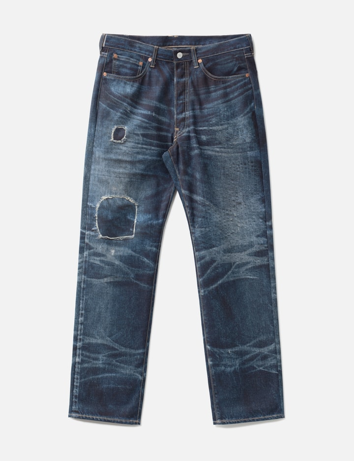 Junya Watanabe Man Junya Watanabe MAN X New Manual Cotton Nylon Twill Transfer Printed Pants