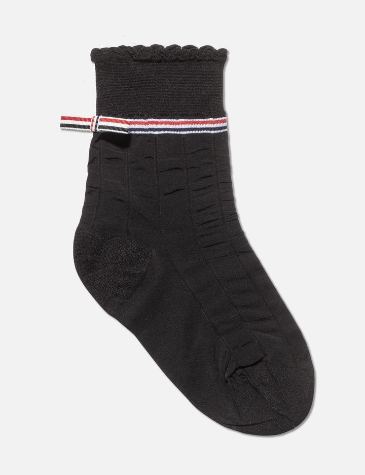 30 Denier Ankle Length Socks in Polyester With RWB Stripe Placeholder Image