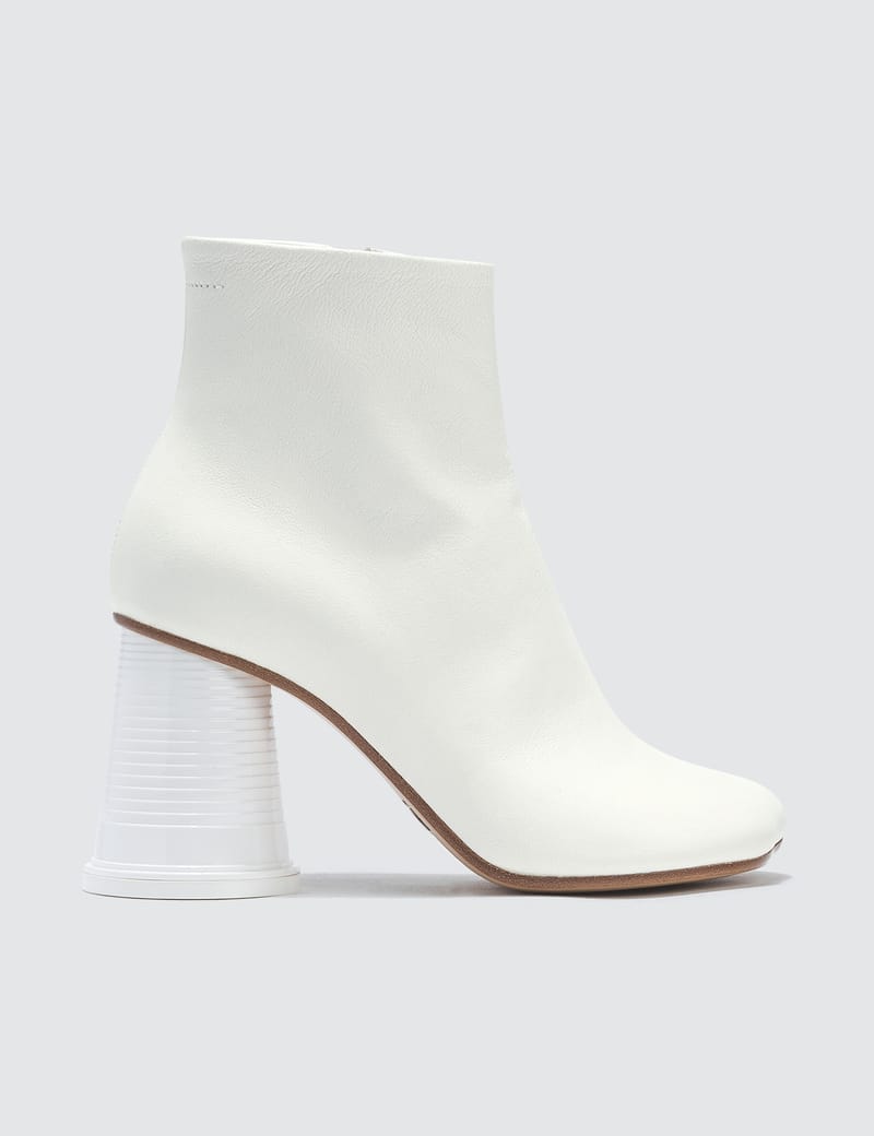 mm6 cup heel boots