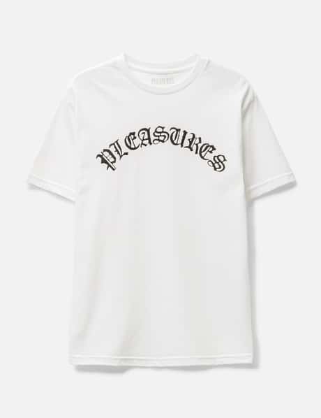 Pleasures 올드 E 로고 티셔츠
