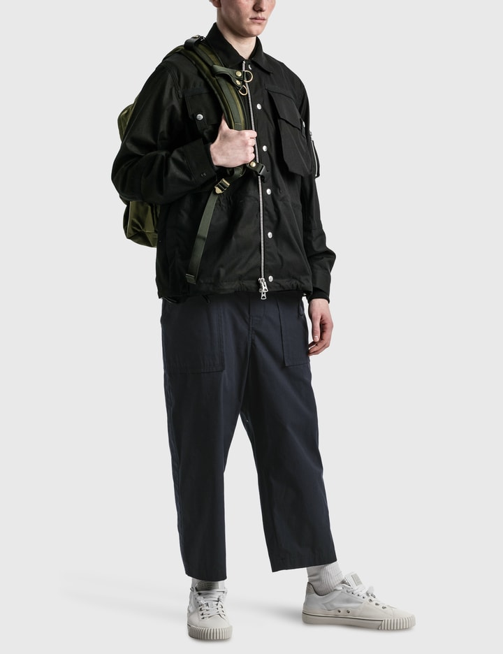 ナイロンツイル ミックス ブルゾン-ワーク ジャケット Placeholder Image