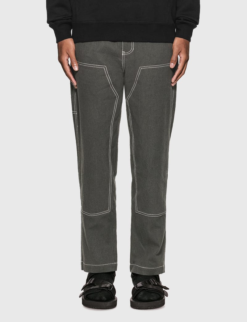 Stussy - Solid Linen Work Pants | HBX 