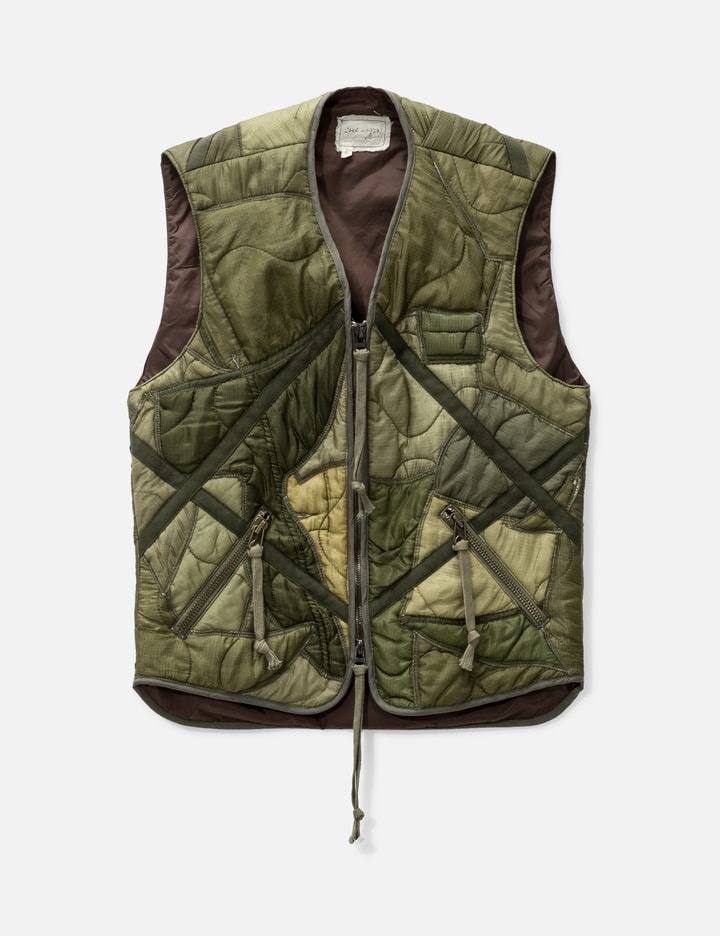 Mixed Puffer Zip Vest Placeholder Image