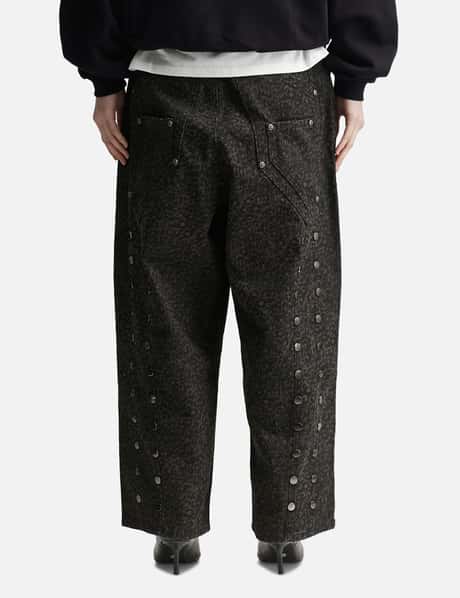 "Bruce" Leopard Baggy Denims view 12
