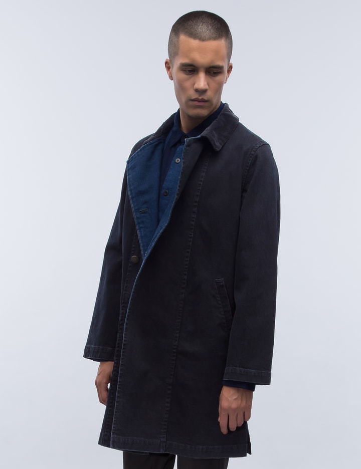 "edo" Black Double Breast Coat Placeholder Image