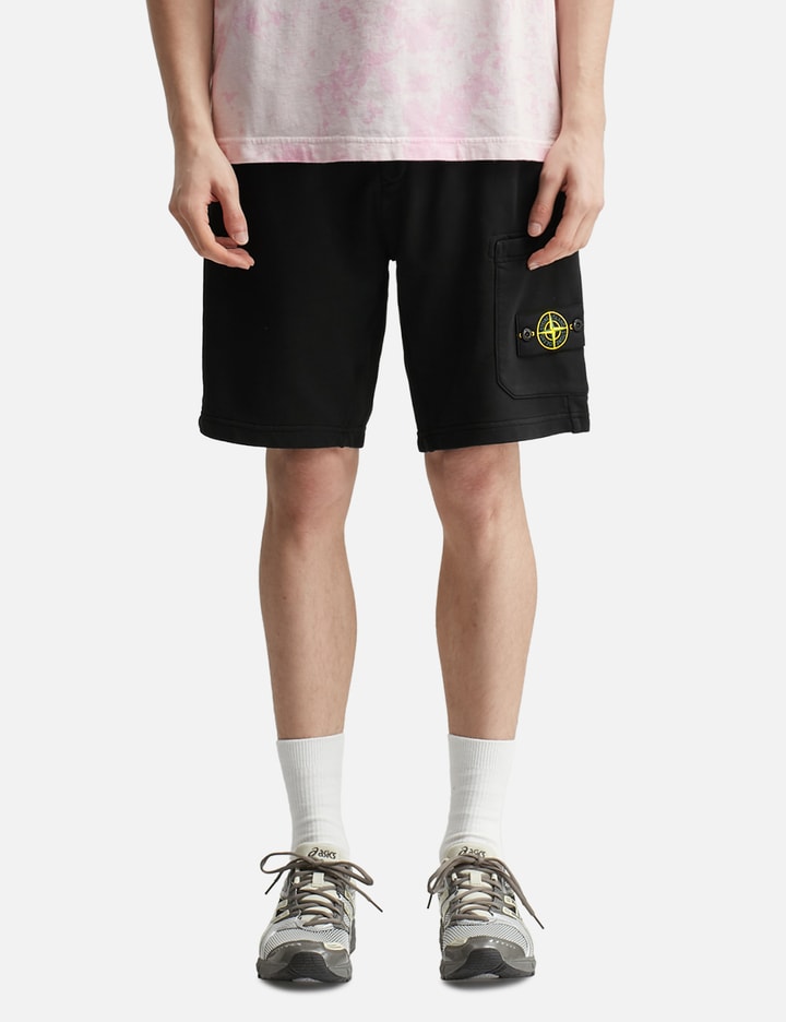 ストーンアイランド Organic Cotton Fleece Sweatshorts