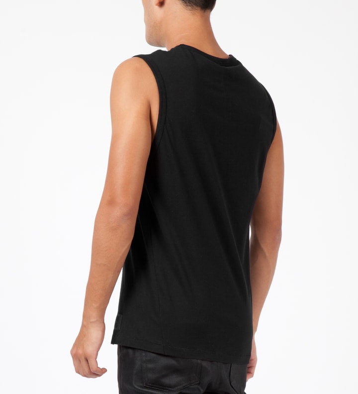 Black Tosyl Sleeveless T-Shirt Placeholder Image