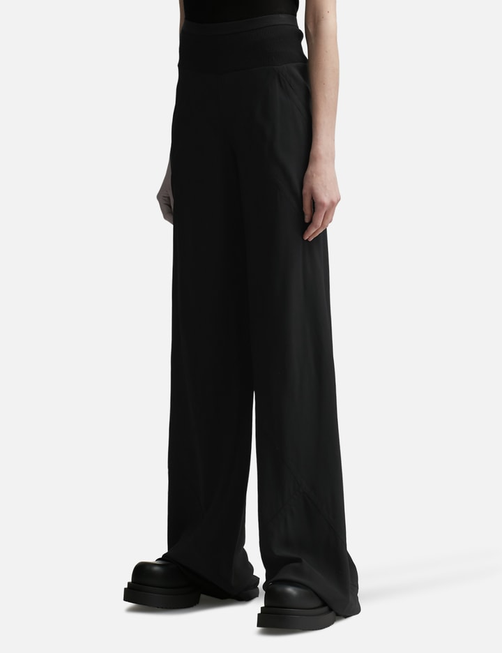 Shop Rick Owens Lido Bias Cocoon Crepe Pants In Black