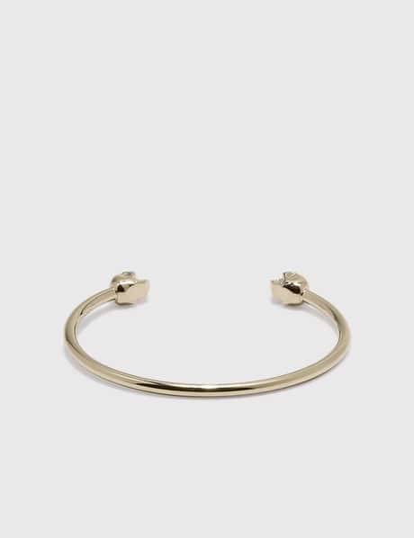 Alexander McQueen - Thin Twin Skull Bracelet | HBX