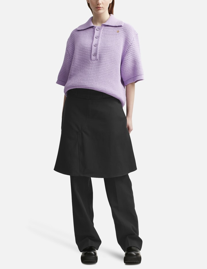 Open Collar Knit Top Placeholder Image