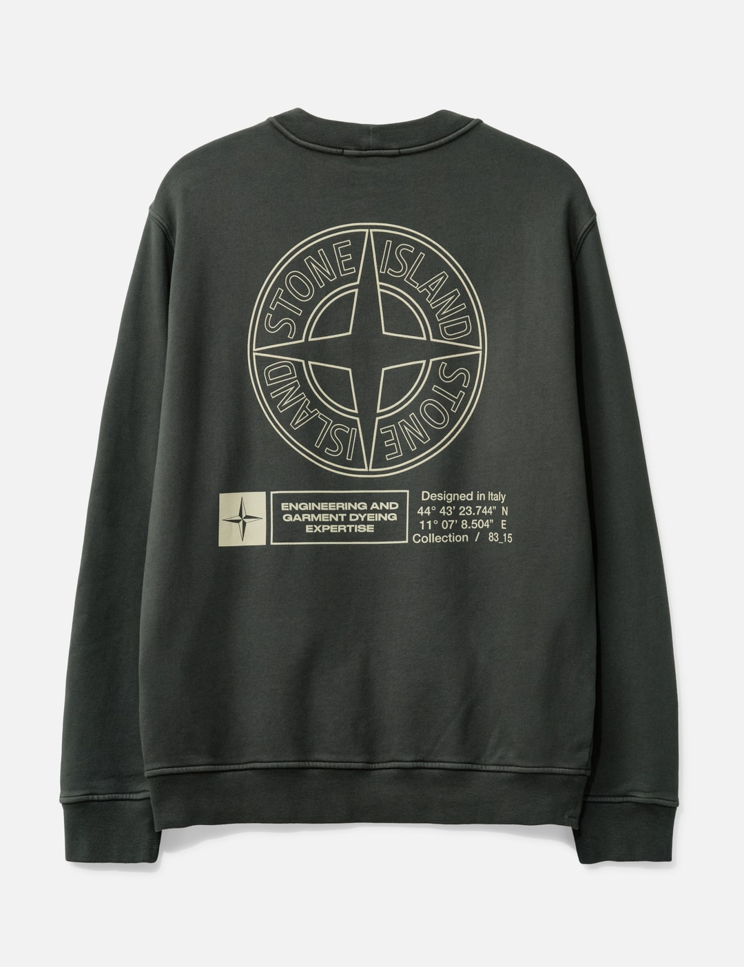 Cotton Fleece 'Industrial Four' Print Sweatshirt view 10