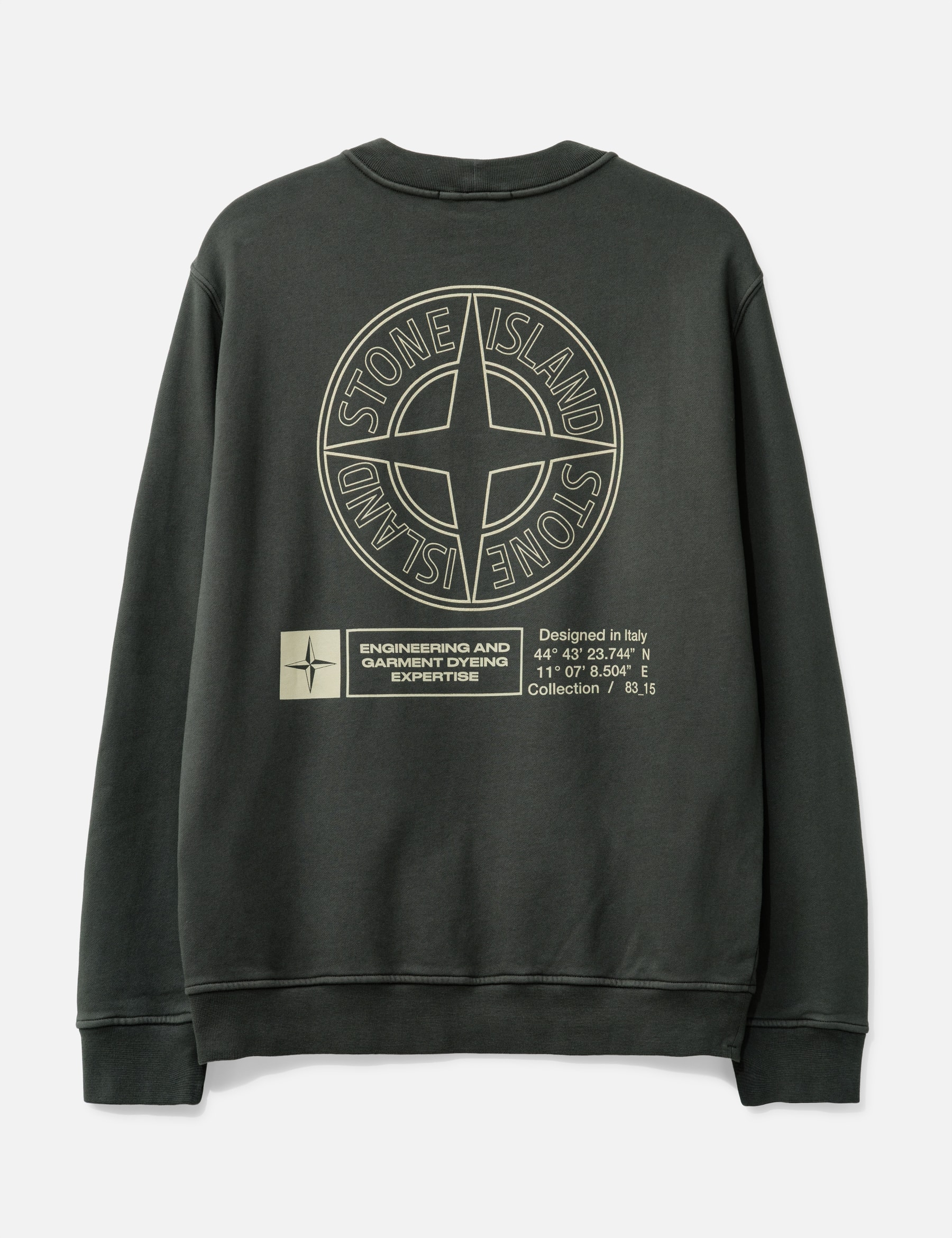 Cotton Fleece 'Industrial Four' Print Sweatshirt view 20