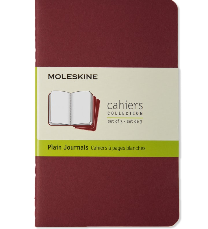 Red Cahier Plain Pocket Journal Notebook Placeholder Image