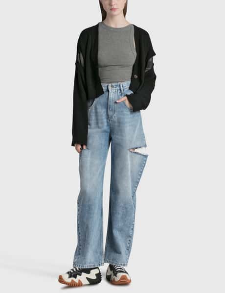 Perverze - REVERSIBLE LOOSE KNIT CARDIGAN | HBX - Globally Curated 