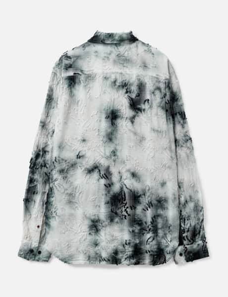 Tie-Dye Check Regular Shirt view 8