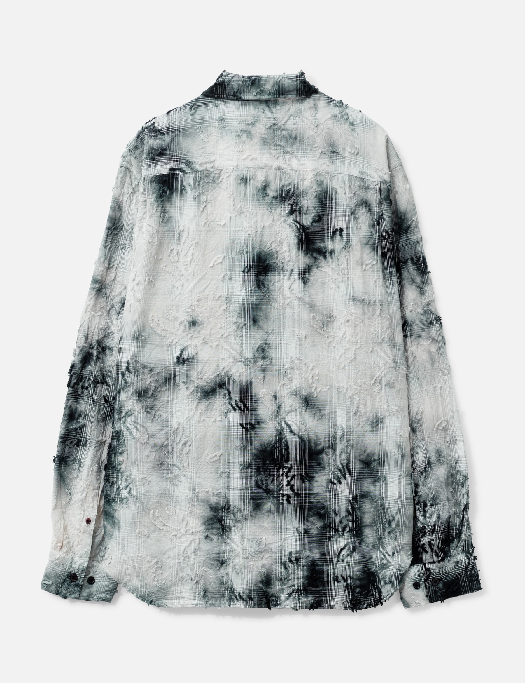Tie-Dye Check Regular Shirt view 17