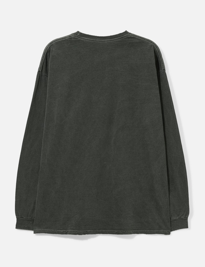 ANCELLM Embroidery Dyed Long Sleeves T-Shirt