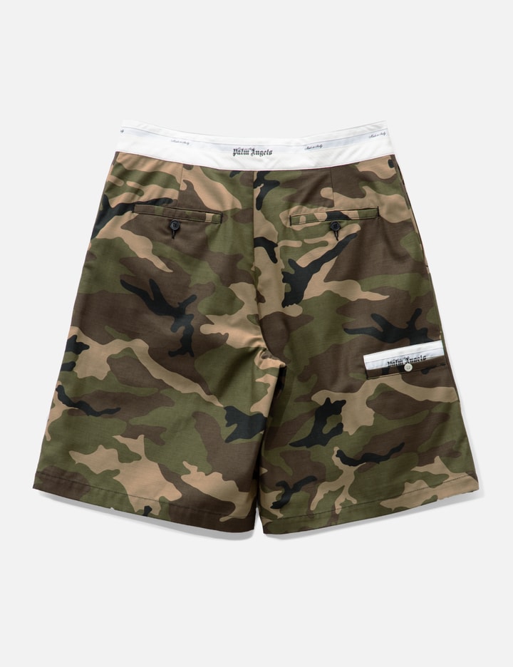 사토리얼 웨이스트밴드 카모 쇼츠 Placeholder Image