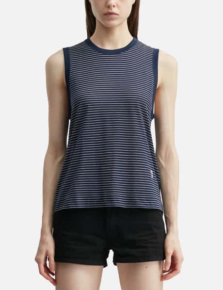 Cotton Striped Ami De Coeur Tanktop view 10