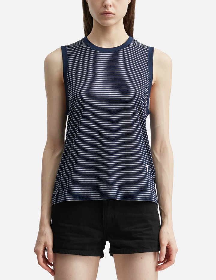 Cotton Striped Ami De Coeur Tanktop view 3