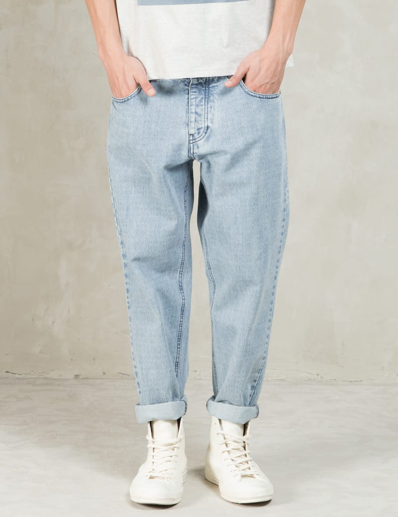 nine:inthe:morning Archive Carrot Chino Men's Pant Blue 9SS21-AR24BLU| Buy  Online at FOOTDISTRICT