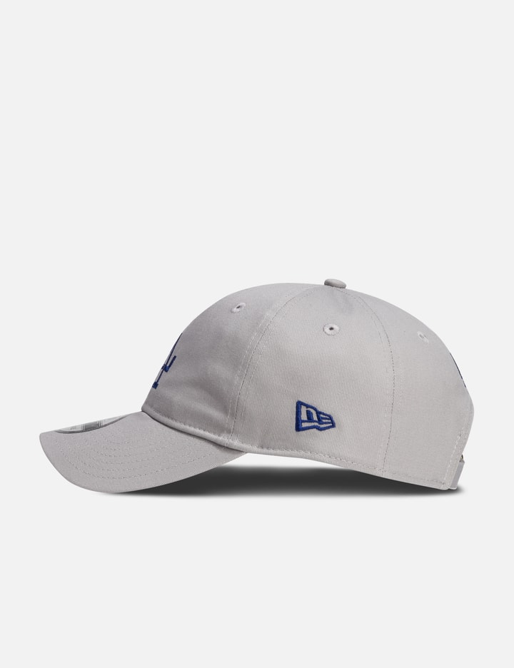 New Era Curved Brim Pink Logo 9FORTY League Essential Los Angeles Dodgers  MLB Black Adjustable Cap