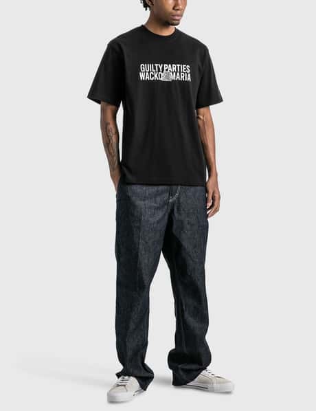 Wacko Maria - Black Eye Patch T-shirt | HBX - Globally Curated 