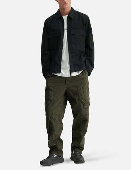 Ghost Cotton Canvas Zip-Up Shirt view 14