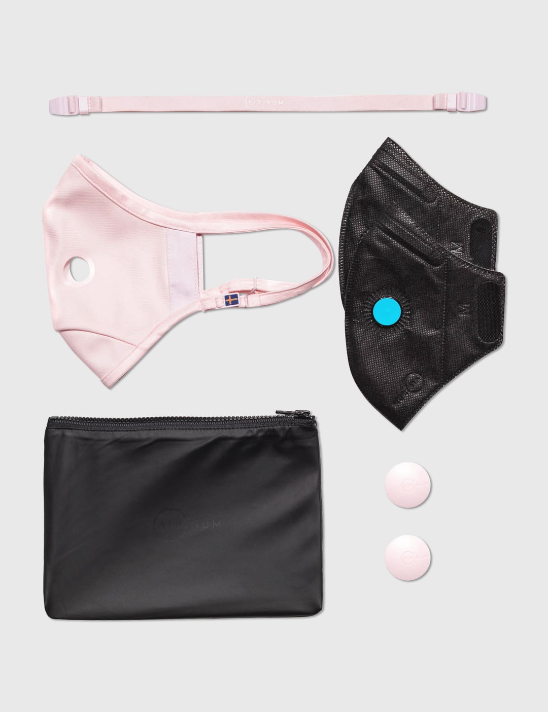 Airnum 2.0 Urban Air Mask Pearl Pink view 17