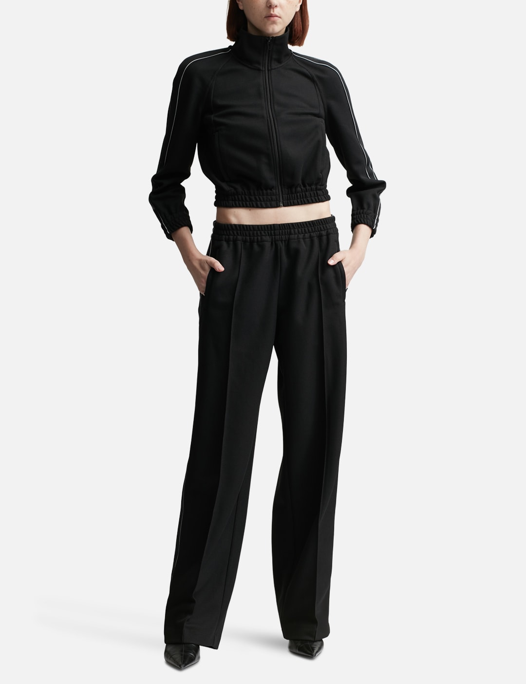 Track Pant With Logo Tape In Pique view 16
