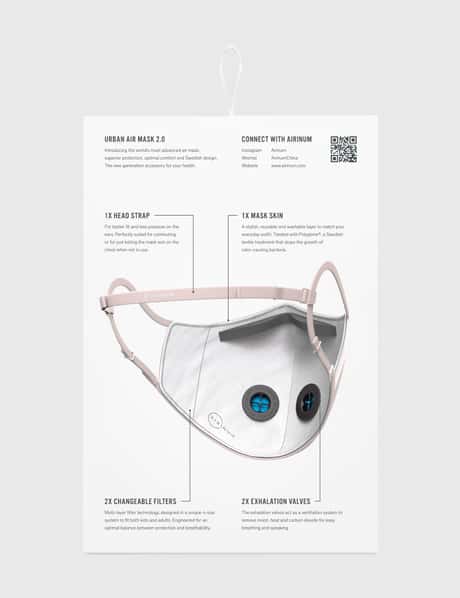 Airnum 2.0 Urban Air Mask Pearl Pink view 20