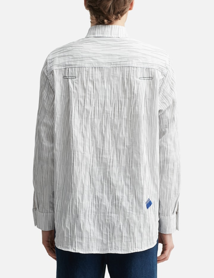 Pleat Detail Stripe Long Sleeve Shirt Placeholder Image