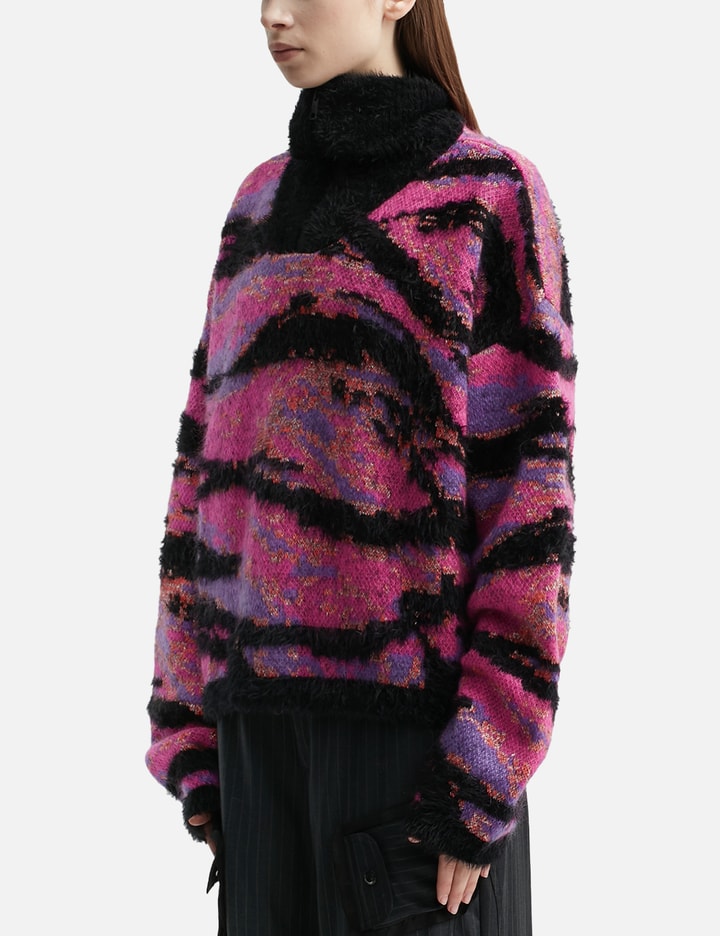 Buy ERL Camouflage Jacquard Padded Jacket 'Pink Rave Camo
