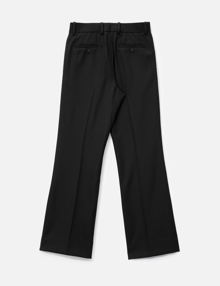 Wooyoungmi Black Semi-Wide Wool Pants