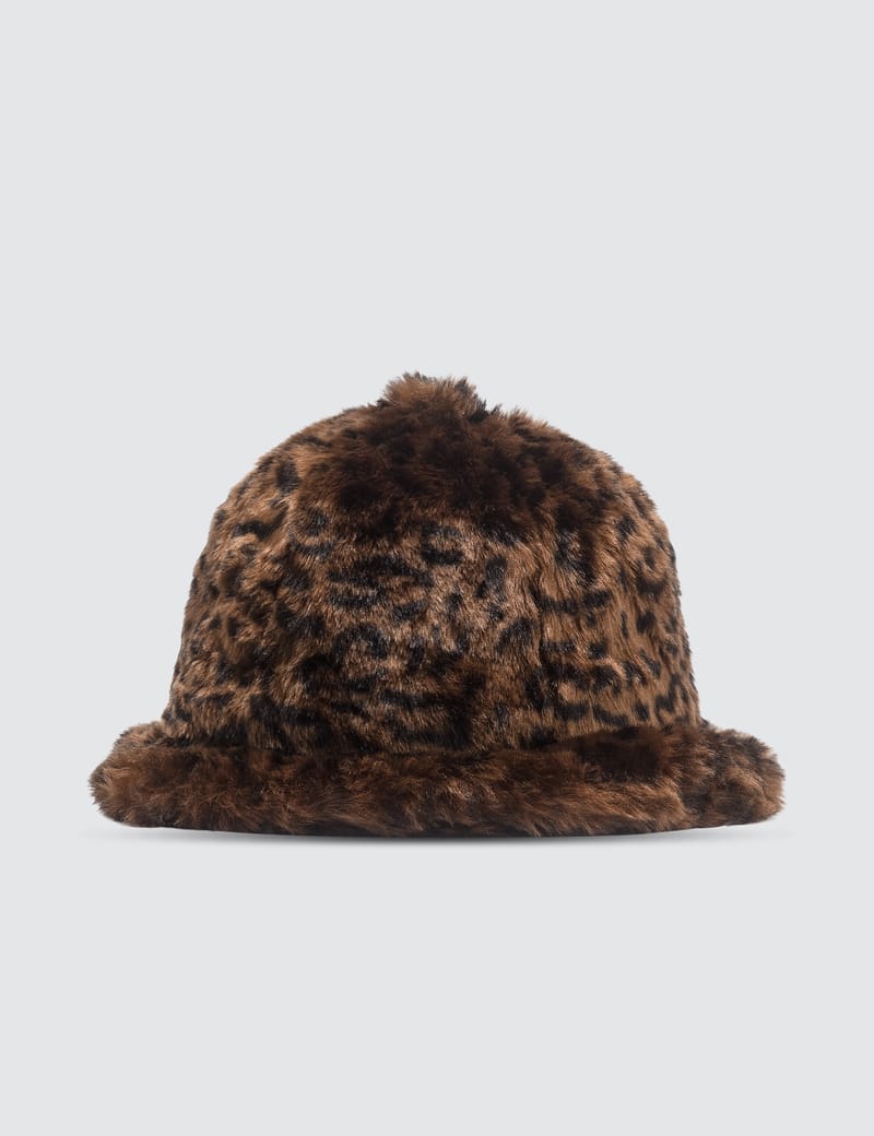 Kangol - Faux Fur Casual Bucket Hat 