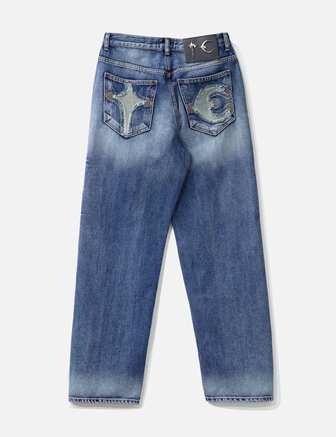 TC Bone Leather Denim Pants view 10