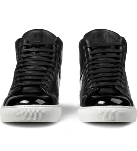 Mr. Hare - Black/White Jack Johnson High Top Sneakers | HBX display picture 3