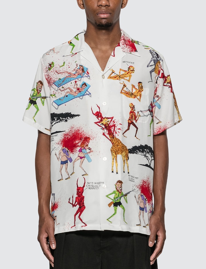 Wacko Maria - Wacko Maria x Neck Face S/S Hawaiian Shirt | HBX 