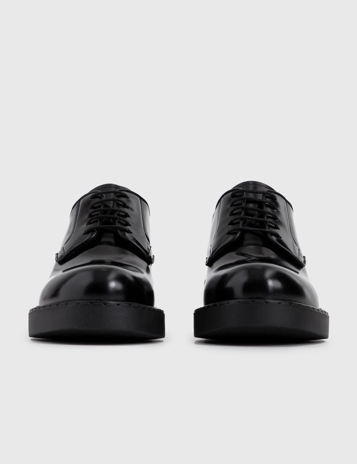 Brushed-Leather Derby Shoes Placeholder Image